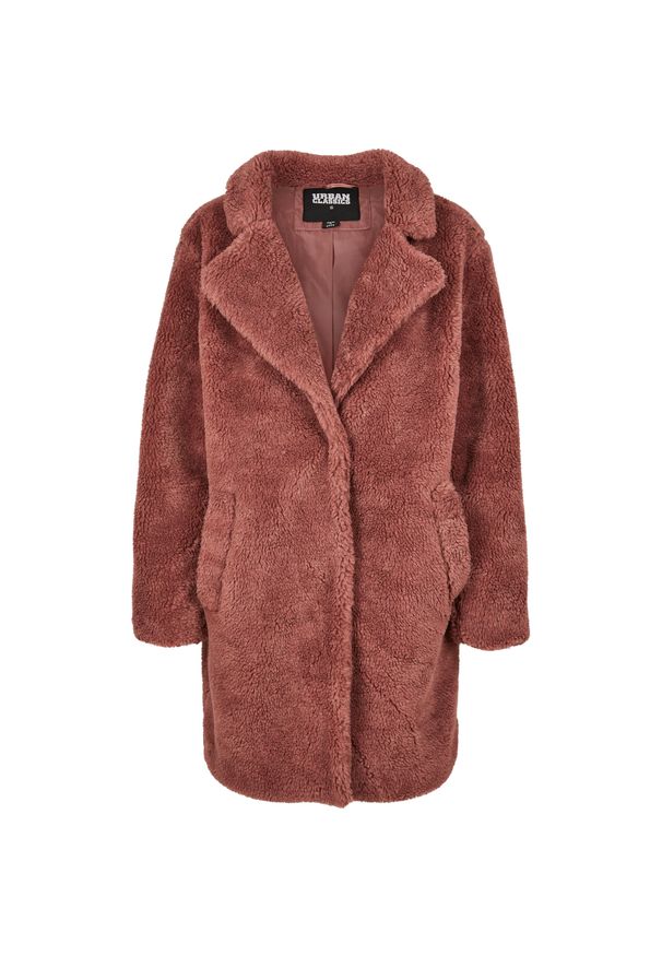 Urban Classics - Parka dla kobiet Urban Classic oversized sherpa. Kolor: różowy. Sezon: zima