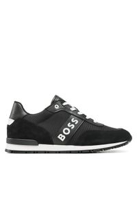 BOSS - Boss Sneakersy J29332 S Czarny. Kolor: czarny. Materiał: materiał