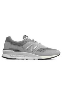 Buty unisex New Balance CM997HCA - szare. Okazja: na co dzień. Kolor: szary. Materiał: syntetyk, skóra, materiał, zamsz. Sezon: lato #1