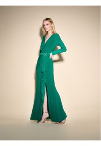 Joseph Ribkoff Sukienka wieczorowa 233788 Zielony Regular Fit. Kolor: zielony. Materiał: syntetyk. Styl: wizytowy