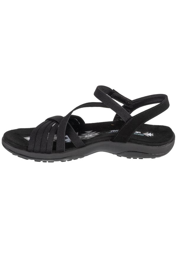 skechers - Sandały damskie, Reggae Slim - Summer Heat Sandals. Kolor: czarny. Sezon: lato
