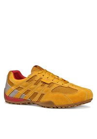 Geox Sneakersy U Snake Original U55MNA 02214 C2112 Żółty. Kolor: żółty. Materiał: zamsz, skóra #4