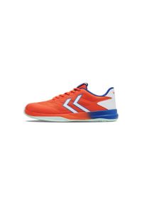 Buty halowe Hummel Dagaz 25. Kolor: czerwony, niebieski, biały, wielokolorowy. Sport: koszykówka