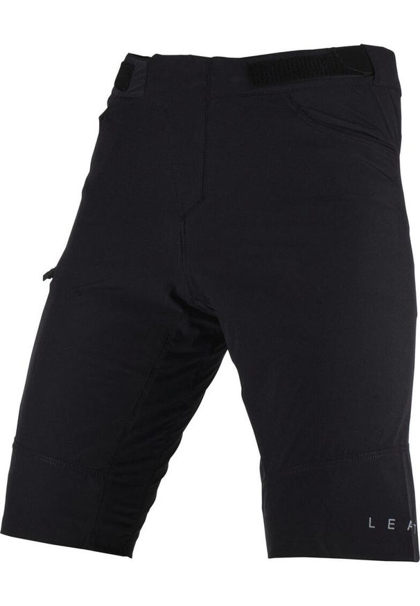 Spodenki rowerowe (+spodenki kolarskie z pampersem w zestawie) LEATT Shorts. Kolor: czarny. Długość: krótkie. Sezon: lato. Sport: kolarstwo