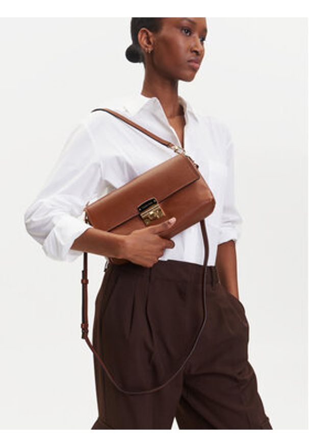 MICHAEL Michael Kors Torebka 32S5G9XC8T Brązowy. Kolor: brązowy. Materiał: skórzane