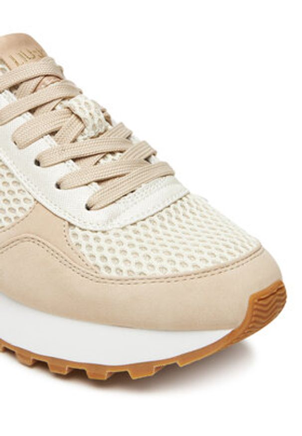 Liu Jo Sneakersy Evelyn 915 BF5057 TX500 Écru. Kolor: kremowy. Materiał: materiał