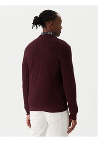 TOMMY HILFIGER - Tommy Hilfiger Sweter Essential MW0MW36347 Czerwony Regular Fit. Kolor: czerwony. Materiał: bawełna #5