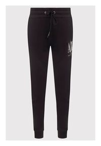 Armani Exchange Spodnie dresowe 8NYPCX YJ68Z 1200 Czarny Regular Fit. Kolor: czarny. Materiał: bawełna #4