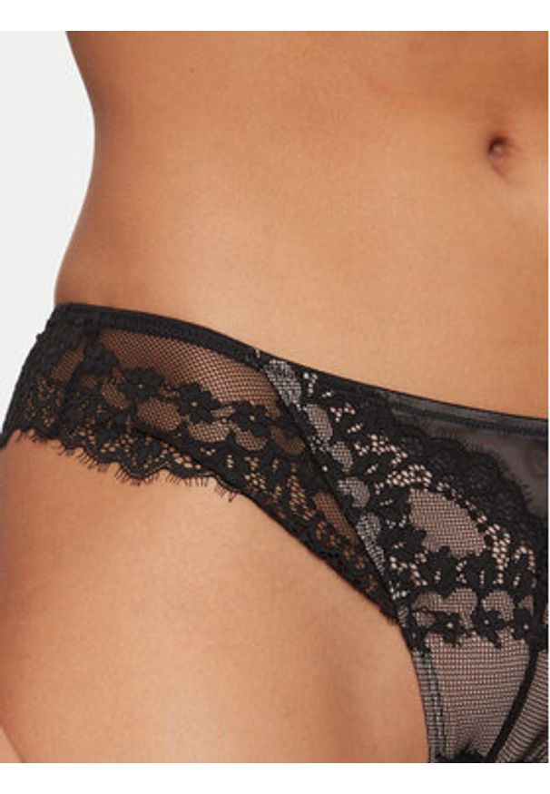 Hunkemöller Figi brazylijskie Daisy 203515 Czarny. Kolor: czarny. Materiał: syntetyk