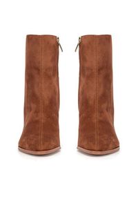 Nine West Botki WFA3000-1 Brązowy. Kolor: brązowy. Materiał: materiał #3