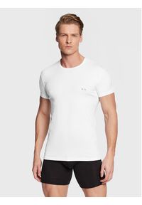 Armani Exchange Komplet t-shirtów 956005 CC282 04710 Biały Slim Fit. Kolor: biały. Materiał: bawełna #5