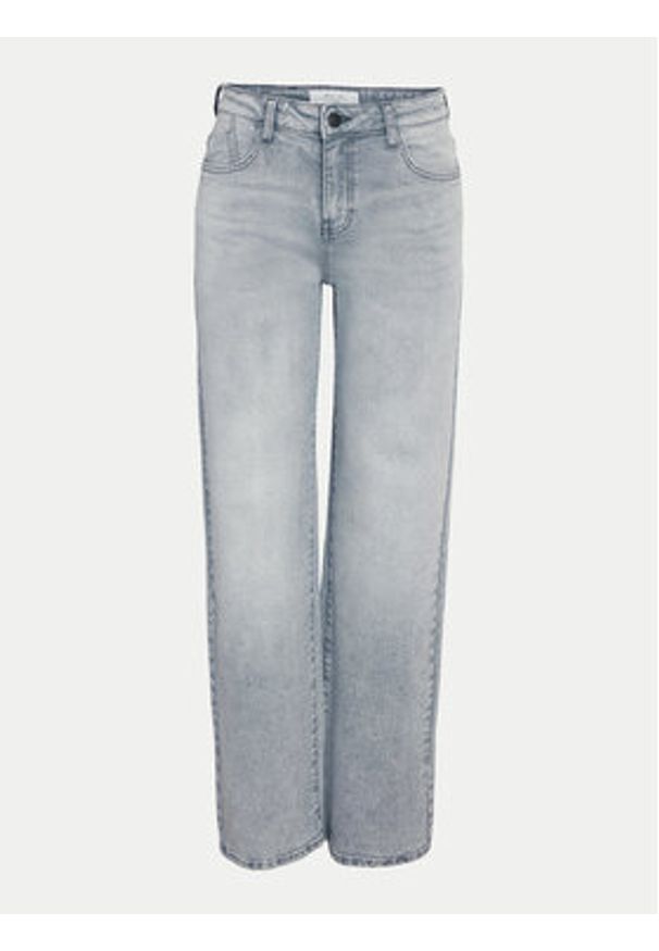 Noisy may - Noisy May Jeansy Yolanda 27030830 Szary Wide Leg. Kolor: szary