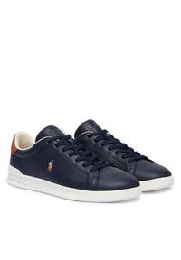 Polo Ralph Lauren Sneakersy Heritage Court II 809P07159002 Granatowy. Kolor: niebieski. Materiał: skóra #6