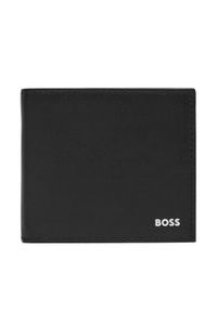 BOSS Duży Portfel Męski 50546152 Czarny. Kolor: czarny. Materiał: skóra