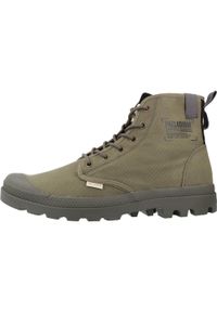 Palladium - Buty PALLADIUM PAMPA MICHIGAN Zielony. Kolor: zielony. Materiał: tkanina. Sport: turystyka piesza