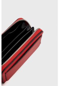 Calvin Klein Jeans portfel damski kolor czerwony. Kolor: czerwony #3