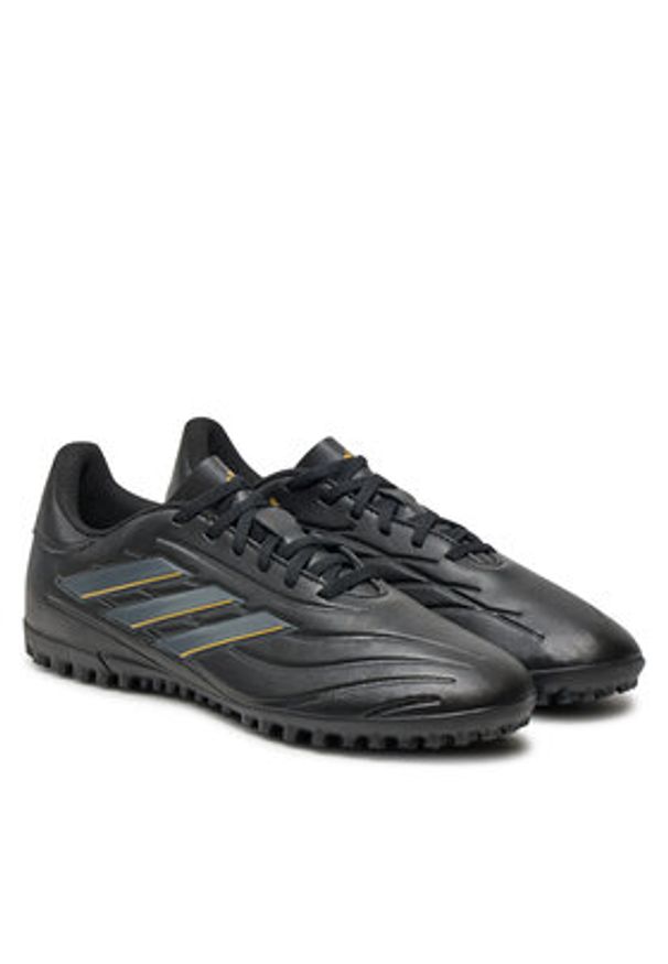 Adidas - adidas Buty do piłki nożnej Copa Pure 2 Club Turf IG8728 Czarny. Kolor: czarny. Materiał: skóra