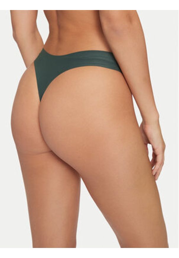 Chantelle Stringi Soft Stretch C26490 Zielony. Kolor: zielony. Materiał: syntetyk