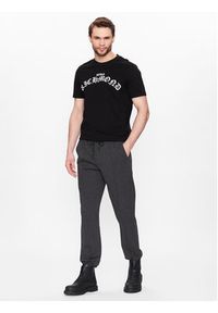 John Richmond T-Shirt Levadia RMP23232TS Czarny Regular Fit. Kolor: czarny. Materiał: bawełna