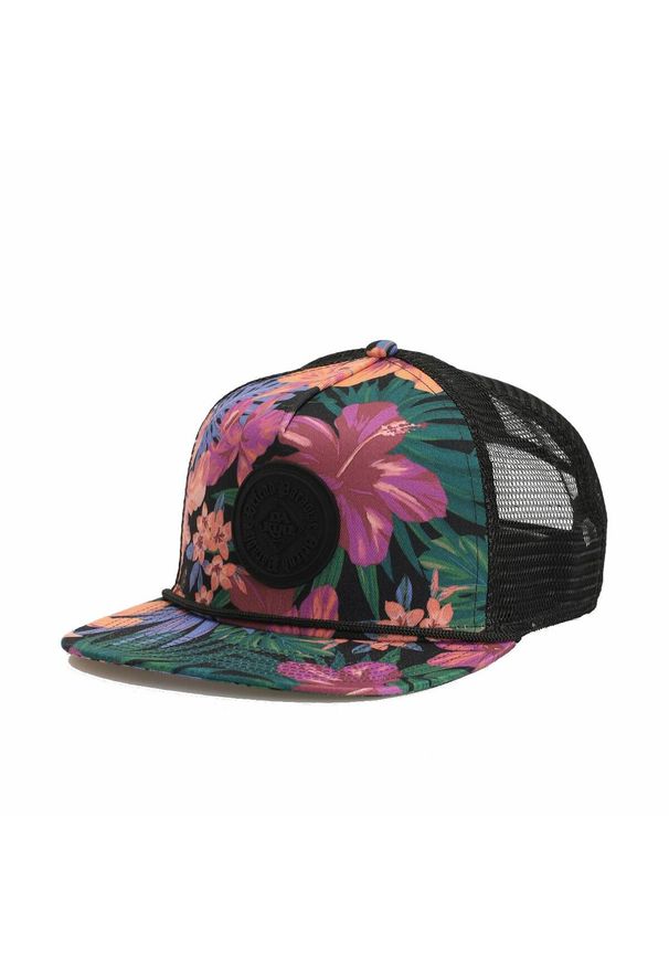 Czapka z daszkiem Dakine Classic Paradise Trucker Black Tropidelic 2024. Kolor: czarny