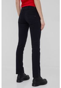 Pepe Jeans spodnie Venus damskie kolor czarny proste high waist. Okazja: na co dzień. Stan: podwyższony. Kolor: czarny. Materiał: materiał. Styl: casual #3