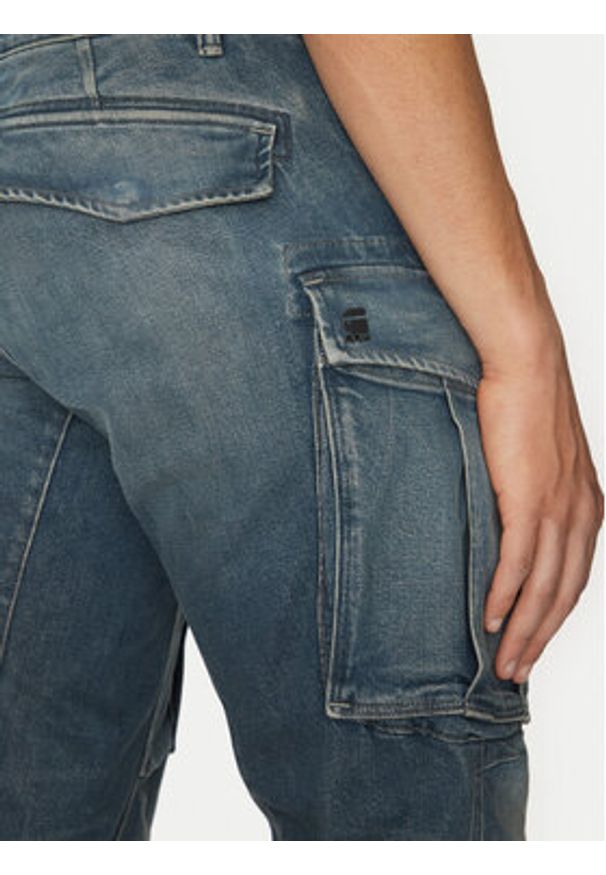 G-Star RAW - G-Star Raw Jeansy Rovic Zip 3D D23077-D775 H139 Niebieski Regular Fit. Kolor: niebieski