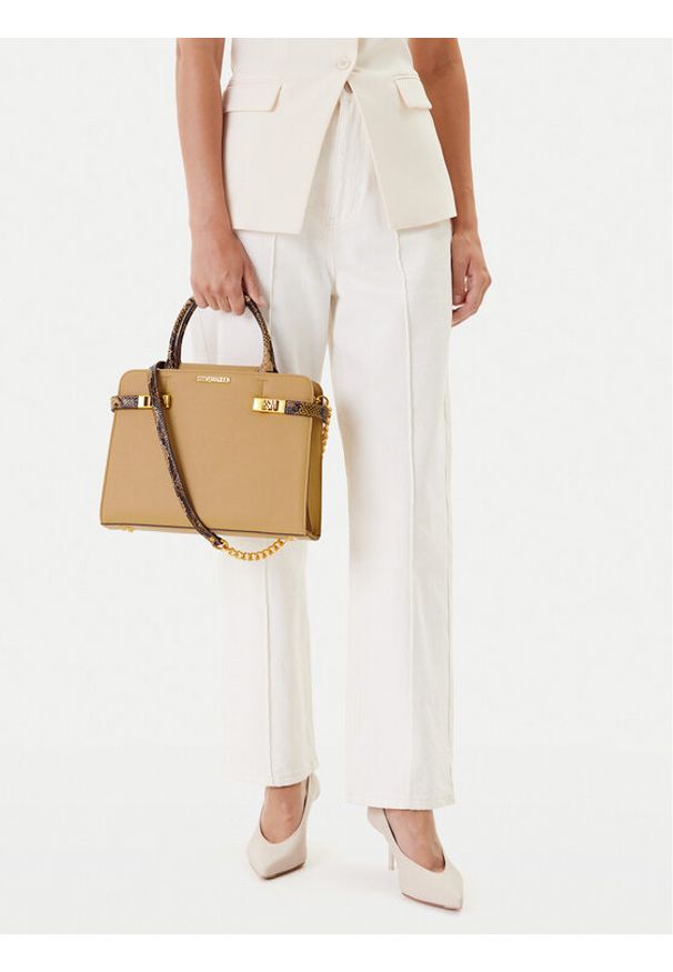 Steve Madden Torebka Blorens SM13001647 Beżowy. Kolor: beżowy. Materiał: skórzane