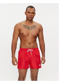 Emporio Armani Underwear Szorty kąpielowe 211752 4R438 00774 Czerwony Regular Fit. Kolor: czerwony. Materiał: syntetyk #4