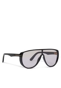 Tom Ford Okulary przeciwsłoneczne Achilles FT1182 01A Czarny. Kolor: czarny