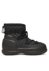 Moon Boot Śniegowce Mb Mezzaluna Quilted Mid Wp 80D2500020 Czarny. Kolor: czarny. Materiał: materiał