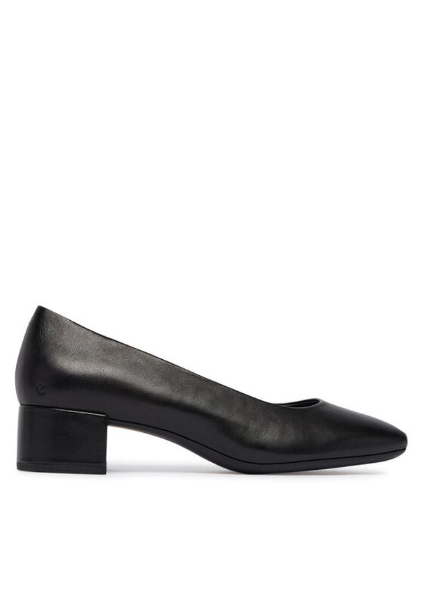 ecco - ECCO Czółenka Liva 25060301001 Czarny. Kolor: czarny. Materiał: skóra