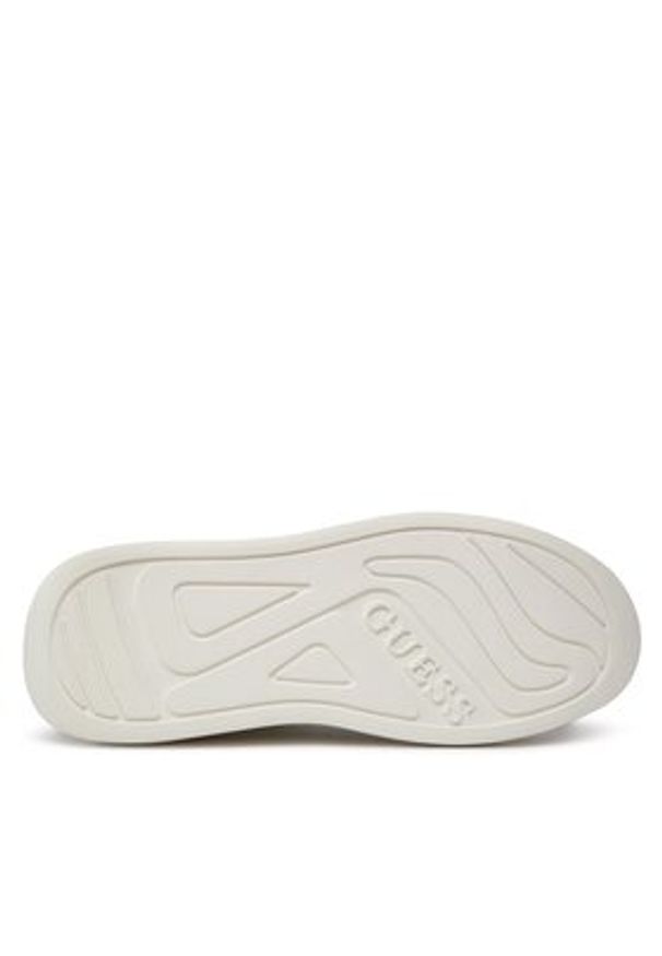 Guess Sneakersy Elba FMPVIB SUE12 Biały. Kolor: biały. Materiał: skóra