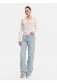 Guess Sweter W5GR07 Z3D60 Różowy Regular Fit. Kolor: różowy. Materiał: wiskoza #4