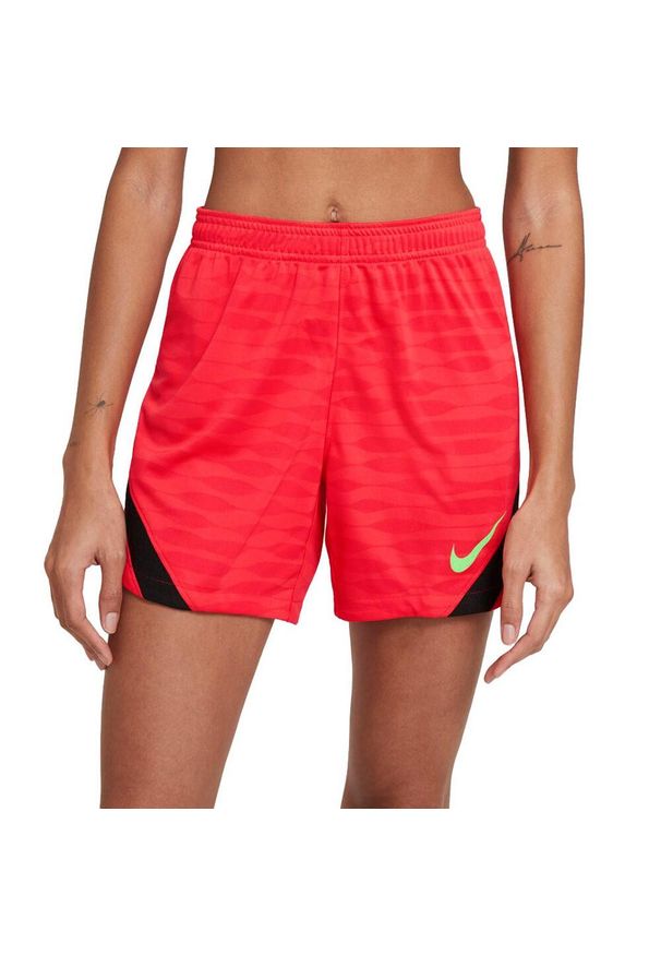 Nike - Damskie Spodenki DriFIT Strike Shorts. Kolor: różowy. Sport: turystyka piesza