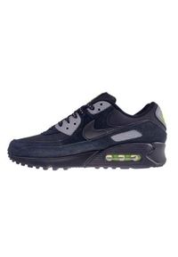 Buty do chodzenia męskie Nike Air Max 90. Zapięcie: sznurówki. Kolor: wielokolorowy. Materiał: guma, skóra, tkanina, materiał, syntetyk. Szerokość cholewki: normalna. Model: Nike Air Max 90, Nike Air Max. Sport: turystyka piesza
