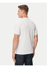 Karl Lagerfeld - KARL LAGERFELD T-Shirt 755750 500221 Biały Regular Fit. Typ kołnierza: dekolt w karo. Kolor: biały. Materiał: bawełna #5