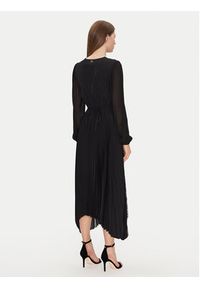 TwinSet - TWINSET Sukienka codzienna 251TP2780 Czarny Loose Fit. Okazja: na co dzień. Kolor: czarny. Materiał: syntetyk. Typ sukienki: proste. Styl: casual #5