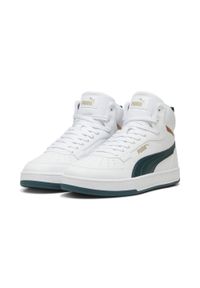 Puma - Sneakersy Caven 2.0 Mid PUMA White Dark Myrtle Caramel Latte Green Beige. Kolor: biały, wielokolorowy, beżowy, zielony. Materiał: materiał, syntetyk. Sezon: lato