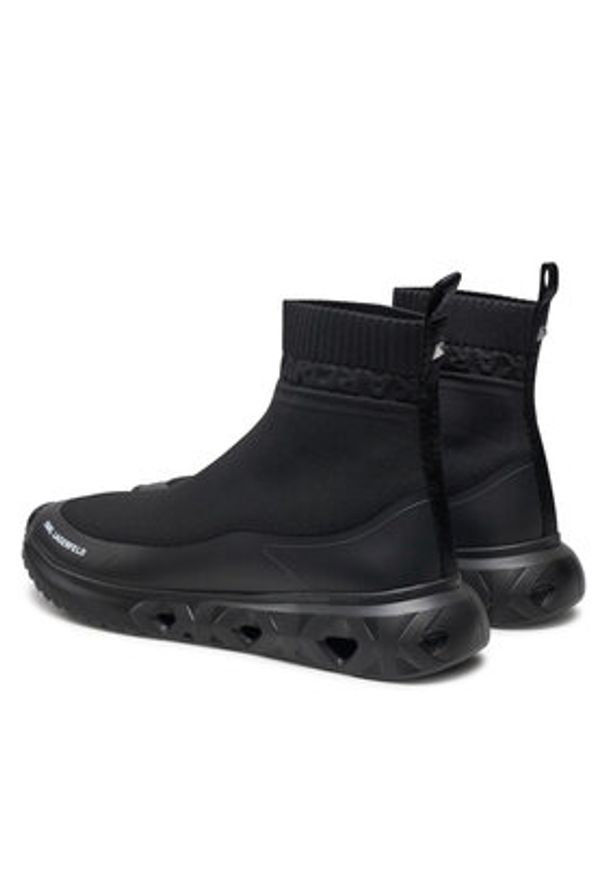 Karl Lagerfeld - KARL LAGERFELD Sneakersy KL54644 Czarny. Kolor: czarny. Materiał: materiał
