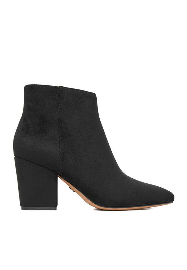 Nine West Botki CEO-ZAKIA-01 Czarny. Kolor: czarny. Materiał: materiał