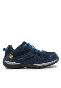 columbia - Columbia Trekkingi Redmond Waterproof Shoe 1719321 Granatowy. Kolor: niebieski. Materiał: skóra. Sport: turystyka piesza