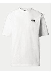 The North Face T-Shirt Simple Dome NF0A87NR Biały Oversize. Kolor: biały. Materiał: bawełna