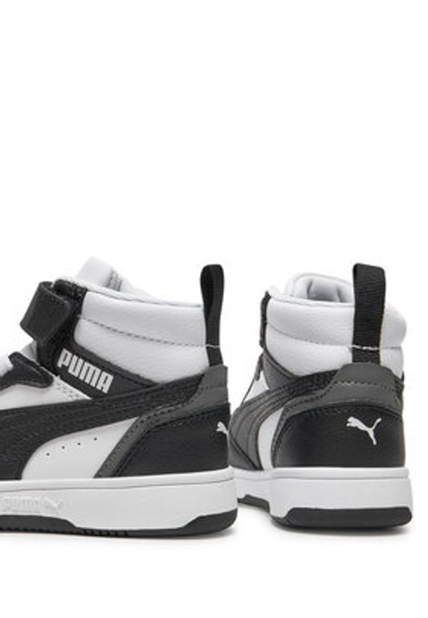 Puma Sneakersy Rebound V6 Mid Ac+ Ps 393832 01 Biały. Kolor: biały. Materiał: skóra