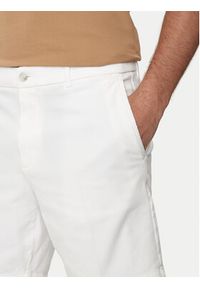 BOSS - Boss Szorty materiałowe Kane-Shorts 50512527 Biały Regular Fit. Kolor: biały. Materiał: bawełna #5