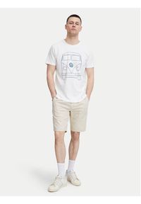 Blend T-Shirt 20716993 Biały Regular Fit. Kolor: biały. Materiał: bawełna #4