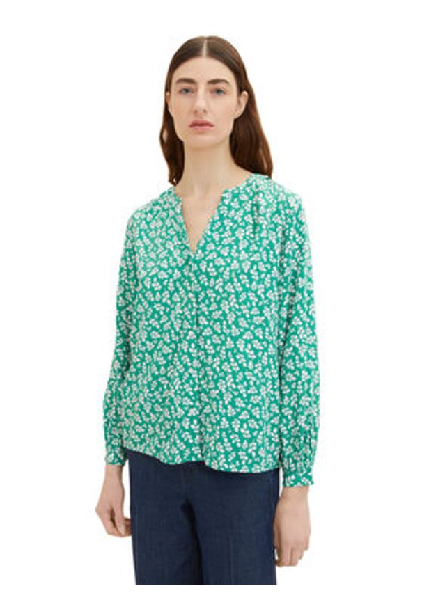 Tom Tailor Bluzka 1035244 Zielony. Kolor: zielony. Materiał: wiskoza