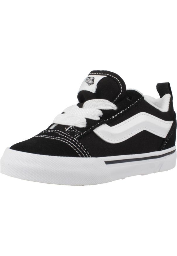 Vans - Buty VANS KNU SKOOL ELASTIC Czarny. Okazja: na co dzień. Kolor: czarny. Materiał: tkanina, skóra