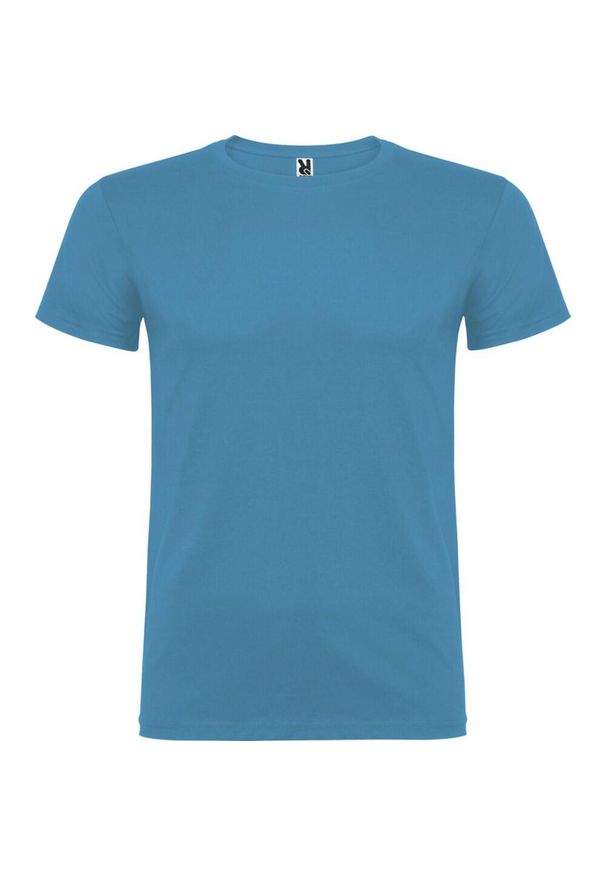 ROLY - Męska Koszulka Z Krótkim Rękawem Beagle. Kolor: niebieski. Długość rękawa: krótki rękaw. Długość: krótkie. Sport: turystyka piesza