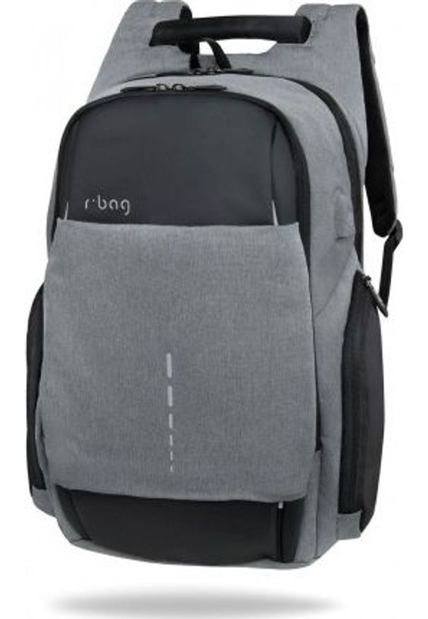 Czarny plecak na laptopa R-BAG