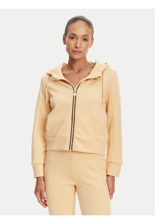 K-Way Bluza Divine K2132CW Beżowy Regular Fit. Kolor: beżowy. Materiał: syntetyk